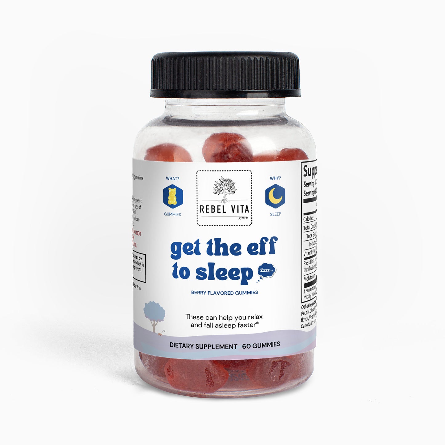 Get the Eff to Sleep Melatonin Gummies