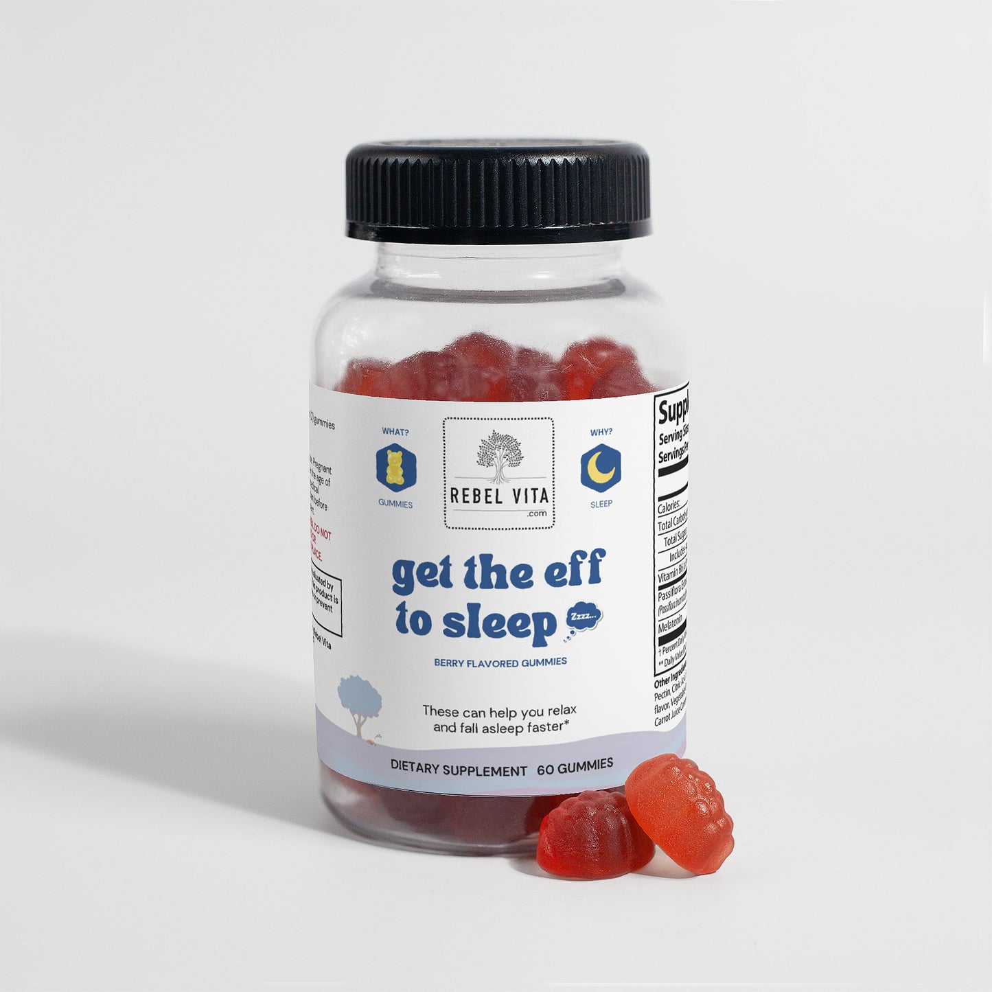 Get the Eff to Sleep Melatonin Gummies