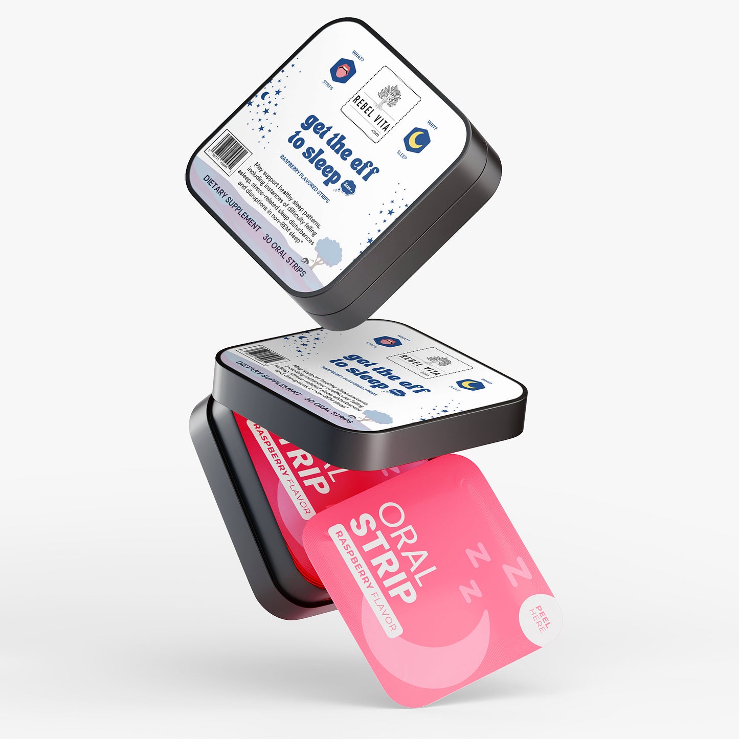 Get the Eff to Sleep Melatonin Oral Strips