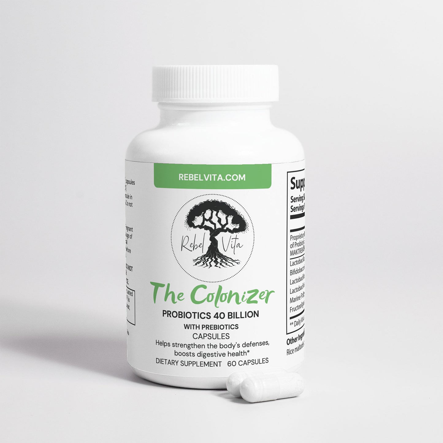 The Colonizer Probiotic 40 Billion & Prebiotics