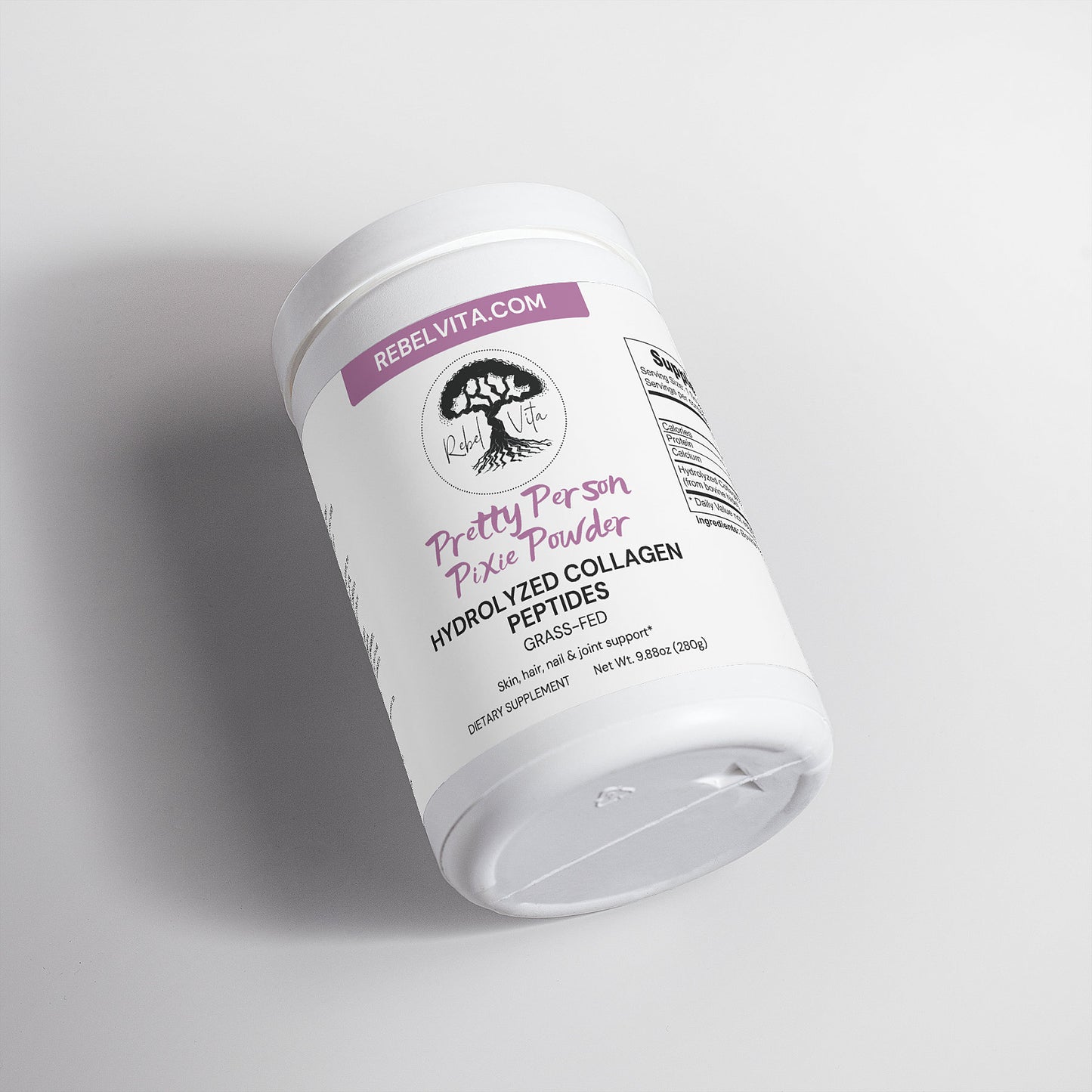 Pretty Person Pixie Powder - Grass Fed Hydrolyzed Collagen Peptides