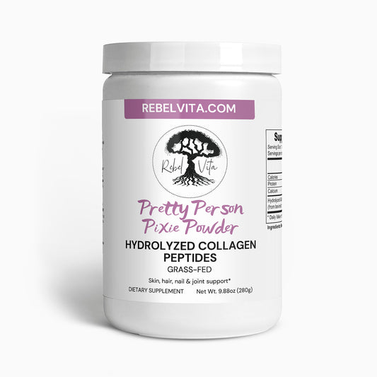 Pretty Person Pixie Powder - Grass Fed Hydrolyzed Collagen Peptides